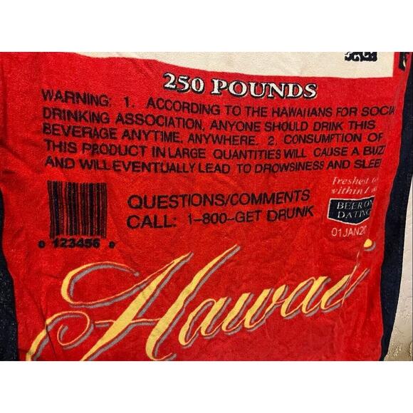 Braddahs Beach Towel Hawaii 56x30 - Picture 2 of 4